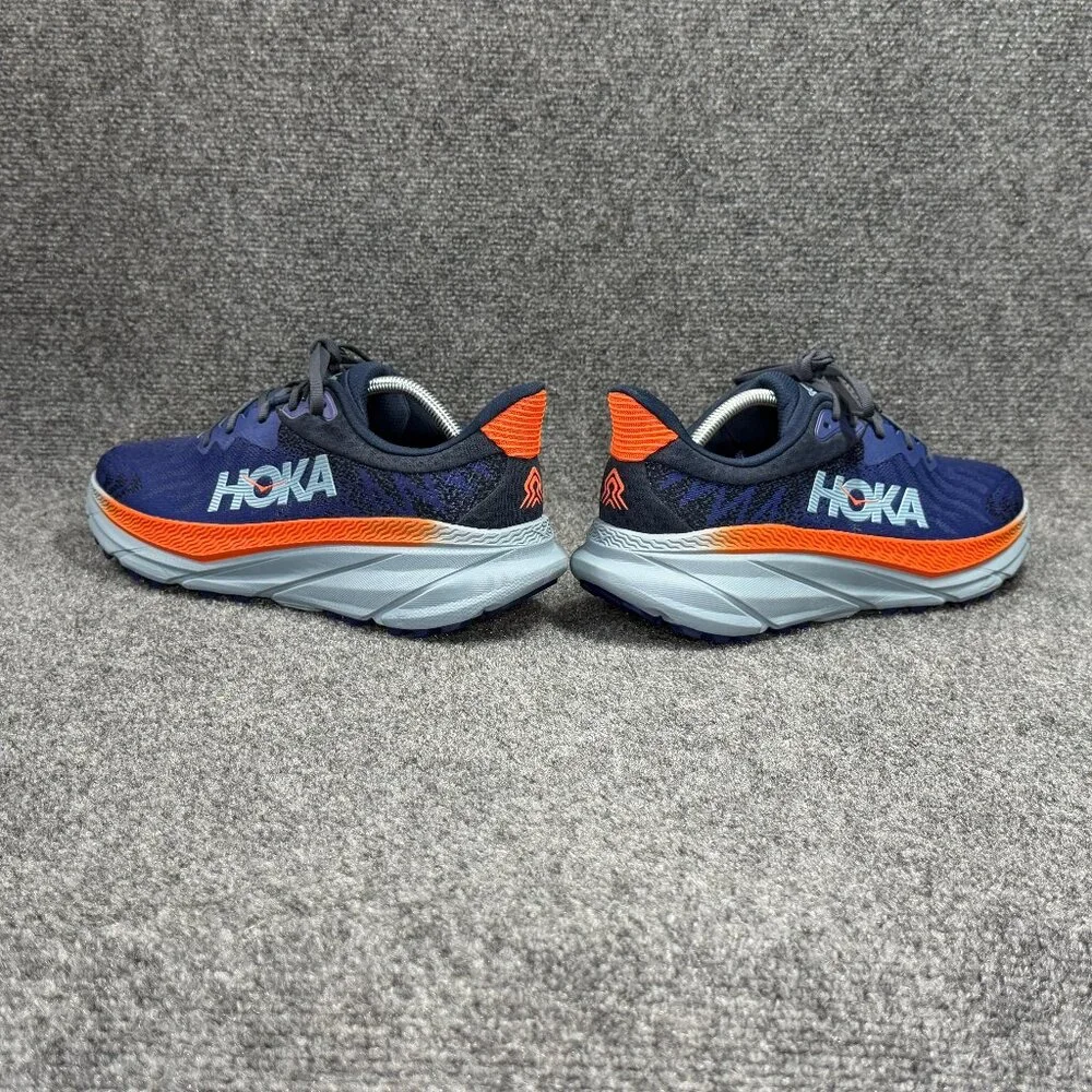 Hoka Challenger ATR 7 Trail Running Shoes Men 10.5 Stone Blue Athletic Run Train